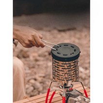 가스히터 부탄가스난로 미니 차박 부탄 부탄가스, 미니난로+스토브C