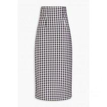 EMILIA WICKSTEAD 에밀리아 윅스테드 Checked jacquard midi skirt101533