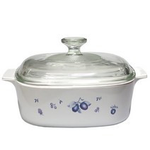 코렐 코닝웨어 블루베리 직화냄비 유리냄비 2사이즈, 2L, 1개
