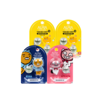 카카오 프렌즈 차량용 방향제 세트 / 라이언 어피치 테슬라 리필 제네시스 G80 GV70, 어피치 x2, 어피치 x2