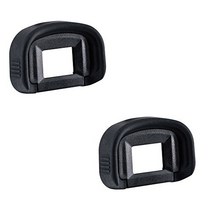 2 Pack JJC Eyecup Eyepiece Eye Cup Viewfinder for Canon EOS 5D Mark IV 5D Mark III 5DS R 5DS 7D 7D M, 1