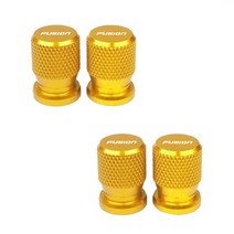 자동차 후드4pcs Car Wheel Tire Valve Caps Aluminum Airtight Covers Badge Emblem for Ford Fusion Acce, 04 for Fusion Gold