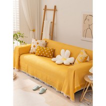 소파 커버 쇼파 덮개 패드 천갈이 사계절 패브릭 북유럽 담요 천 모던 분리형 면 풀커버, 옵션7