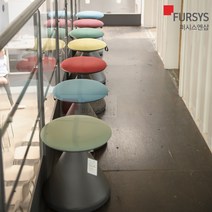 펑거스 스툴 FUNGUS 퍼시스 의자 풋스툴 보조 낮은 카페 회의용 디자인 간이 CH0022, 블랙