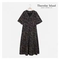 [써스데이아일랜드][Thursday Island] 여성 플라워 맥시 티어드 원피스(T214MOP234W) 396623