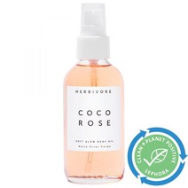 허비보르 코코로즈 소프트 글로우 바디 오일 Herbivore Coco Rose Soft Glow Body Oil, 4 oz/ 120 mL