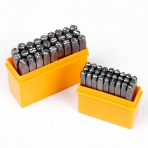 영문펀치 A-Z 3mm 1/8인치 각인 철자 알파벳 27p 펀칭 레터 목공, 6mm(27p)