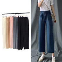 데일리 주름바지 시원한 밴딩 바지 플리츠바지 여름바지 냉감바지 일바지