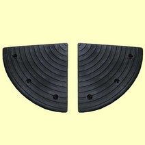 차량진입판 날개 한쪽 코너경사 좌측 우측 높이 170mm