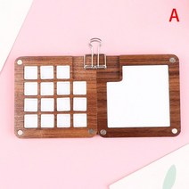 휴대용 미니 팔레트 어반스케치 여행드로잉 목재 파레트 원목 나무 팔렛트 빠렛트빈 수채화, 밝은 회색