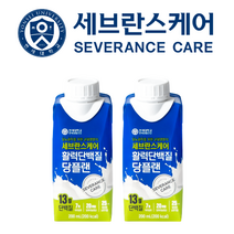 세브란스 케어 당플랜 구수한맛 200ml 단백질 간식 당뇨식 건강식 영양식 식품, 2박스(48팩), 2개