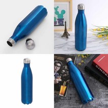 스텔라 유광 진공 보온병 750ML 블루 보온병 자전거물병 등산용물통