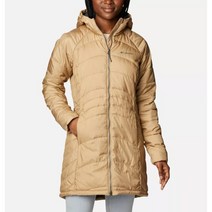 컬럼비아 카리스 게일 올데이 롱 패딩 비치 샌드 써모 옴니히트 양털 방수 재킷 W Karis Gale Jacket