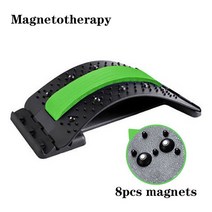 마사지 덜덜이Magnetotherapy 다단계 조정 가능한 뒤 마사지 기계 들것 허리 목 적당 요추 자궁 경부 척추, 02 Magnetotherapy Green