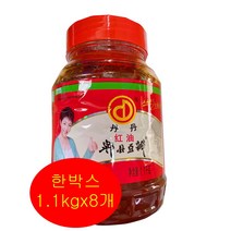 다원중국식품 중국두반장소스 단단홍유피현두반장 1.1kgx8개 한박스