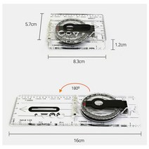 접이식 다기능 나침반, 1개