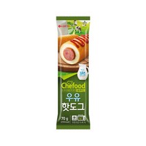 롯데 Chefood 우유핫도그 70g 4개 혼밥 간편식 아침대용 캠핑음식, 9개