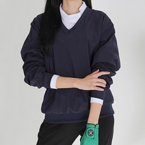 투엘라웨어 브이넥 골프 바람막이 소재 굿