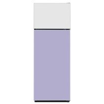 Haier 하이얼 HRT210MDWL 글램글라스 스마트콤비냉장고 206L 라벤더, 단품
