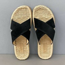 NAM 여자 데일리 라탄 슬리퍼 사무실 여름 신발 보세화