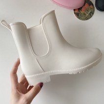 여성 여자 착용이편한 기본 베이직 숏 레인부츠 장화