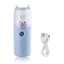 페이스 스티머 얼굴 스팀기 모공 스팀타올 30ml 미스트 분무기 충전식 보습 가습기 fogger face steamer 캠핑 미용 용품, 유형 8, 협력사