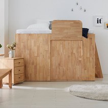 아동 주니어 남매 성인 여아 2층 고무나무 LPM 벙커침대 미니가드, 고무나무 무늬, LPM 벙커침대 미니가드 (A형)