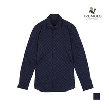 인디안 TREMOLO DOT 프린트 네이비 남방_TRNNLTZ9216