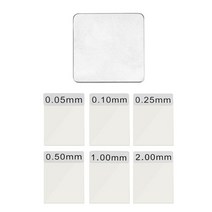 6pcs 코팅 두께 필름 알루미늄 철 교정 플레이트 게이지 gm200에 대 한 설정, CHINA, Single aluminum