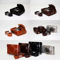 소니 사이버 샷 rx100/RX100II/RX100III DSC-RX100 M2 M3 M4 rx100 iii RX 100 ii 용 가죽 카메라 케이스, 01 Coffee