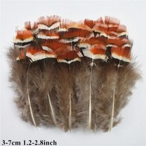 도매 천연 공작 꿩 깃털 작은 닭 거위 플라이 묶는 재료 수공예 액세서리 장식, 20 Piece, Size 3-7CM_15