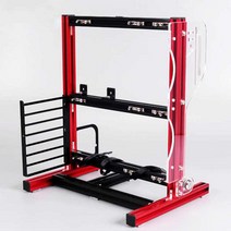 PC 케이스 atxm-atxitx 섀시용 diy 오픈 수직 오버클러킹 오픈 알루미늄 랙, 빨간 atx