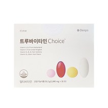 덴프스 멀티비타민 트루바이타민 choice 초이스 공유 비타민 1 840 mg X 30포, 1박스