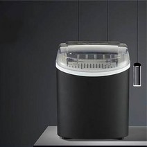 업소용제빙기 20kg 30kg 50kg 100kg 대용량 사무실 각얼음 가정용 투명 얼음 제조기 220v 15kg 전기 제빙기 완전 자동 아이스 큐브 메이커 자동 청소 조정, 블랙 베이직