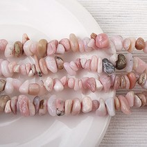 [5597-09]원석칩스 대 핑크오팔 1줄(약80cm)