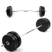 바투 조립식 역기세트 20kg - 컬버 소봉 중봉 대봉 바벨세트, 1개