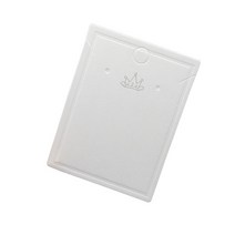 별도표기 OFFICE 악세서리 귀걸이 목걸이 택 종이 행택 100매, 악세서리택100매
