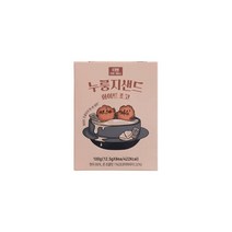 올가 간식 누룽지샌드 화이트초코 100g(12.5g 8) 탕비실 회사 어린이 성인 캠핑 차박 홈파티 영화 선물, 18개