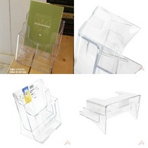 카탈로그꽂이 A5 2단 엽서진열대 브로슈어거치대