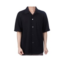아워레가시 남성 박스 반팔 셔츠 블랙 M2202BB