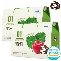 즙쟁이 즙쟁이 케일사과즙 2박스 60포, 2개, 단일옵션