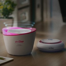 휴대성 좋은 강력 탈취 국산 플라즈마 이온 닥터 USB 미니 공기청정기, 핑크
