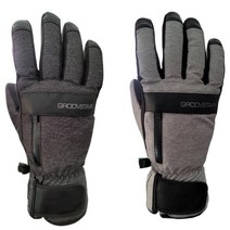 스키용품점 스노우보드장갑 스노보드 장갑 남자 여자 스키장 겨울 방한 방풍 폴리에스테르, 블랙