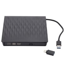 노트북 외장 CD롬 휴대용 씨디롬 시디롬 Dhl 10 개몫 휴대용 usb 3.02.0, 하얀