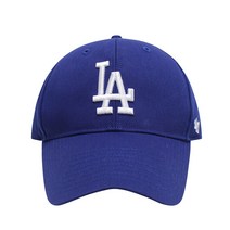 47브랜드 MLB모자 엠엘비 LA 다저스 베이직 MVP 빅 로고 볼캡 모자 로얄블루 B-RAC12CTP-RYB