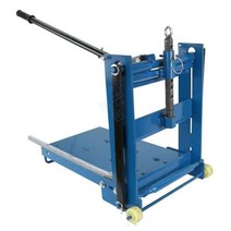 이동식 수동 벽돌 깨는 기계 작두 석재 컷팅기 보도블럭 절단기, 09.25x30x60(나사체인)