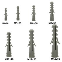 아이볼트 앙카 고리 링 아이너트 스텐 서스 철 M4 M5 M6 M8 M10 M12 M16 m4 m5 m6 m8 m10 m12 m14 벽 플라스틱 벽 앵커 볼트 확장 파이프 기둥, 30개 m8x38