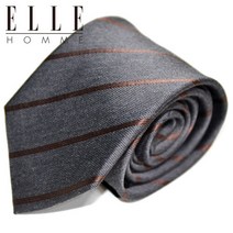 엘르옴므 ELLE HOMME 엘르옴므 실크넥타이 - 알렉스 그레이 8cm