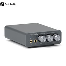 Fosi-오디오 K5 PRO USB 게임용 DAC 마이크 헤드폰 앰프 포함 PS5 데스크탑 전원 액티브 스피커 용 미니 오디오 DAC