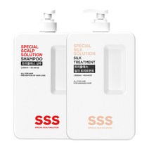 트리플에스 약산성 1350ml 탈모샴푸1개+트리트먼트1개, 실크 트리트먼트 1350ml 2개